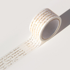 [BOKI] Masking Tape- Holy Bible Gold Foil - Christmas