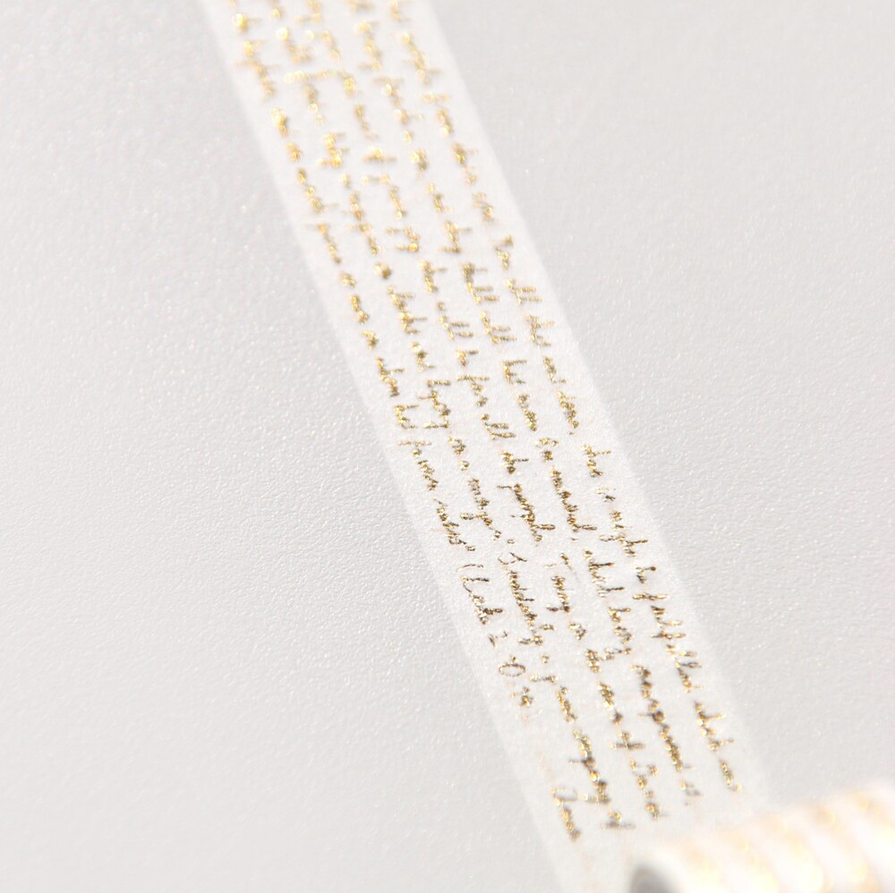 [BOKI] Masking Tape- Holy Bible Gold Foil - Christmas
