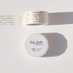 [BOKI] Masking Tape- Holy Bible Gold Foil - Christmas