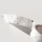 [BOKI]  Silver Foil Masking Tape- A Piece Of Glitter