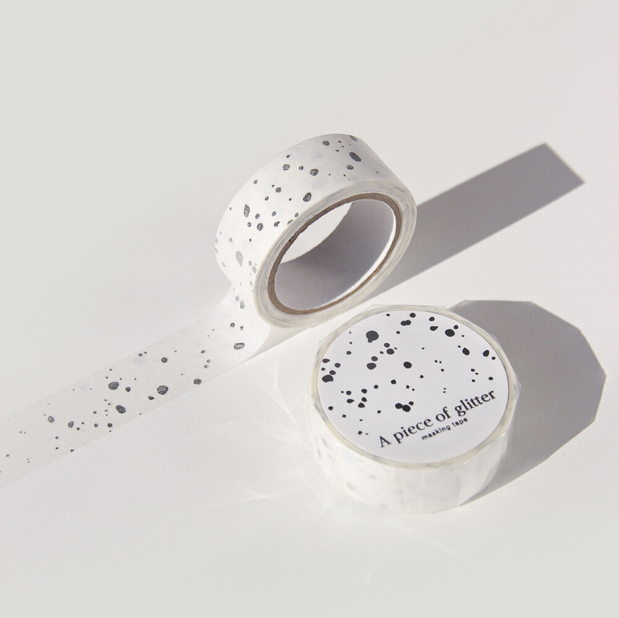 [BOKI]  Silver Foil Masking Tape- A Piece Of Glitter