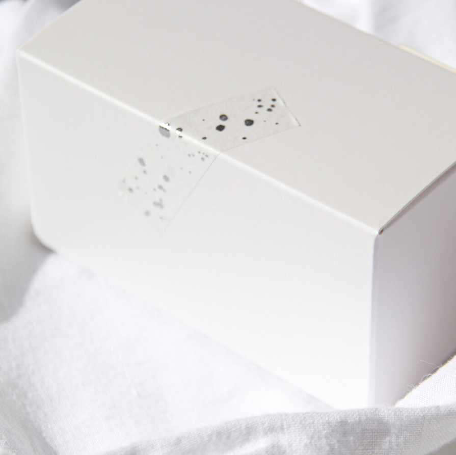 [BOKI]  Silver Foil Masking Tape- A Piece Of Glitter