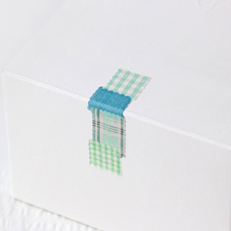 [BOKI] Die-cut Masking Tape- Swatch - Teal Green