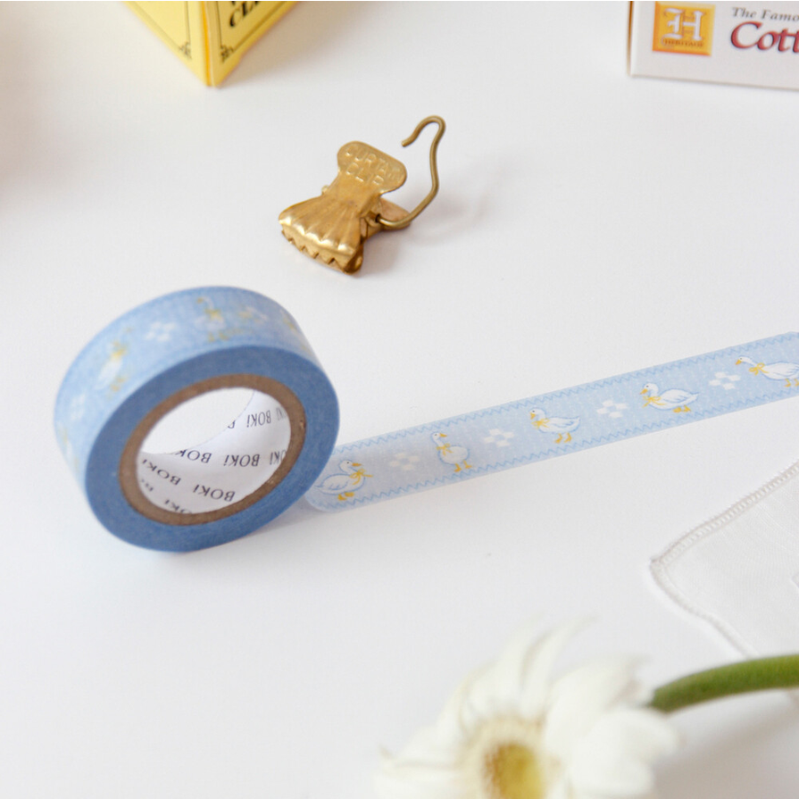 [BOKI] Making Tape- Kitchen Cloth - Waddling Ducks