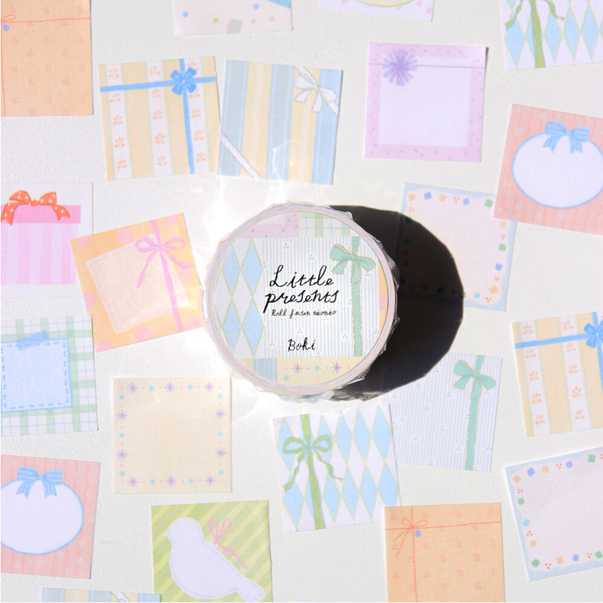 [BOKI x Tegamisha] Little Presents Roll Fusen Niconico Tape