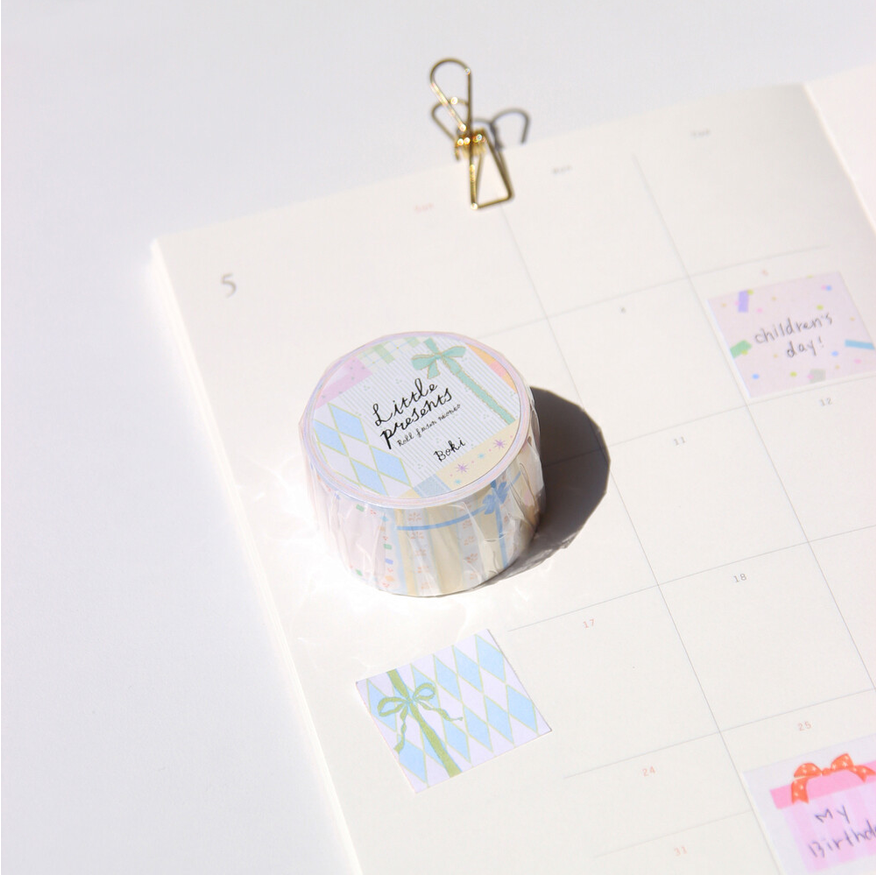 [BOKI x Tegamisha] Little Presents Roll Fusen Niconico Tape