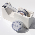 [BOKI] Masking Tape- Vintage Ribbon - Navy Dot
