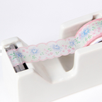 [BOKI] Die-cut Masking Tape- Flower Ribbon - Blue Peony
