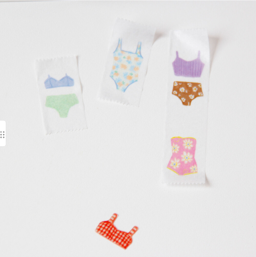 [BOKI] Masking Tape- Vintage Swimsuit