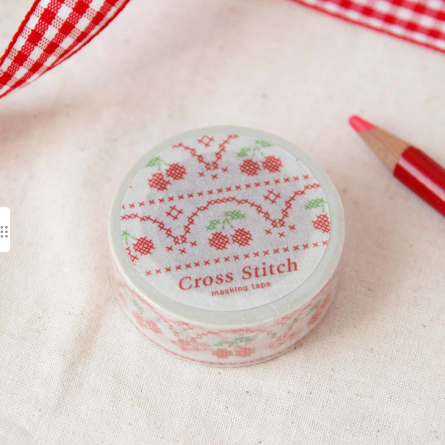 [BOKI] Masking Tape- Cross Stitch - Oh! Cherry