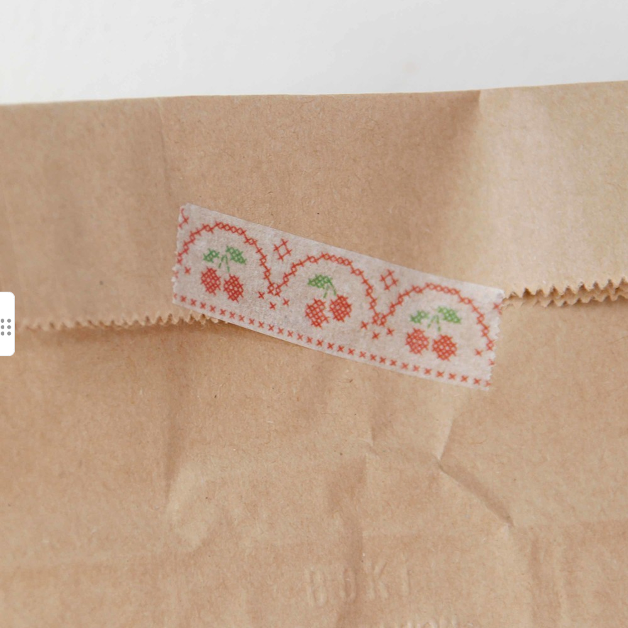 [BOKI] Masking Tape- Cross Stitch - Oh! Cherry