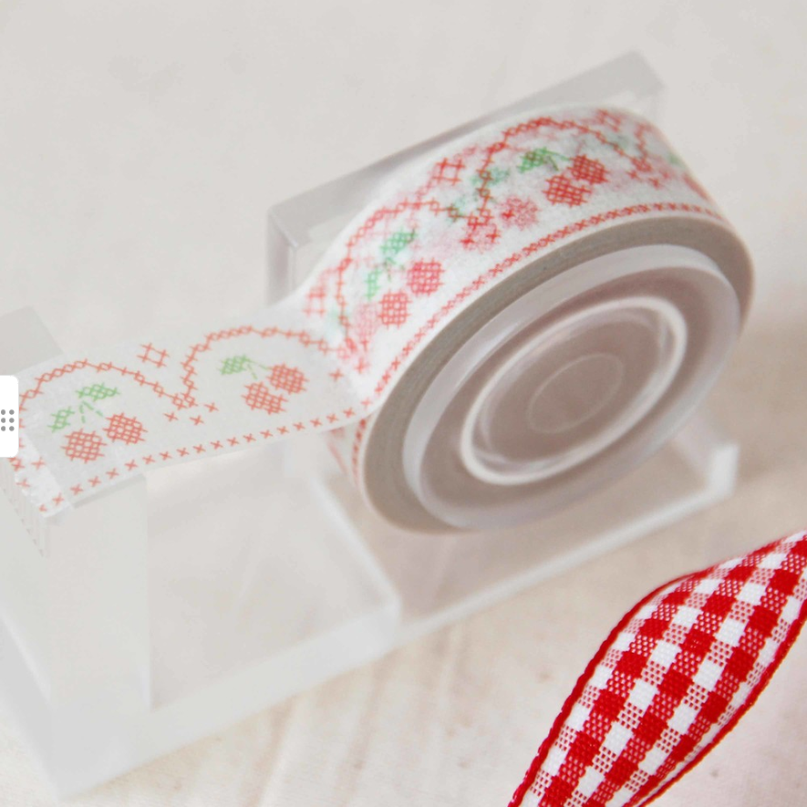 [BOKI] Masking Tape- Cross Stitch - Oh! Cherry