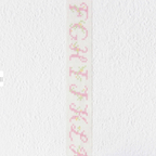 [BOKI] Masking Tape- Cross Stitch - Botanic Alphabet