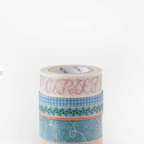 [BOKI] Masking Tape- Cross Stitch - Botanic Alphabet