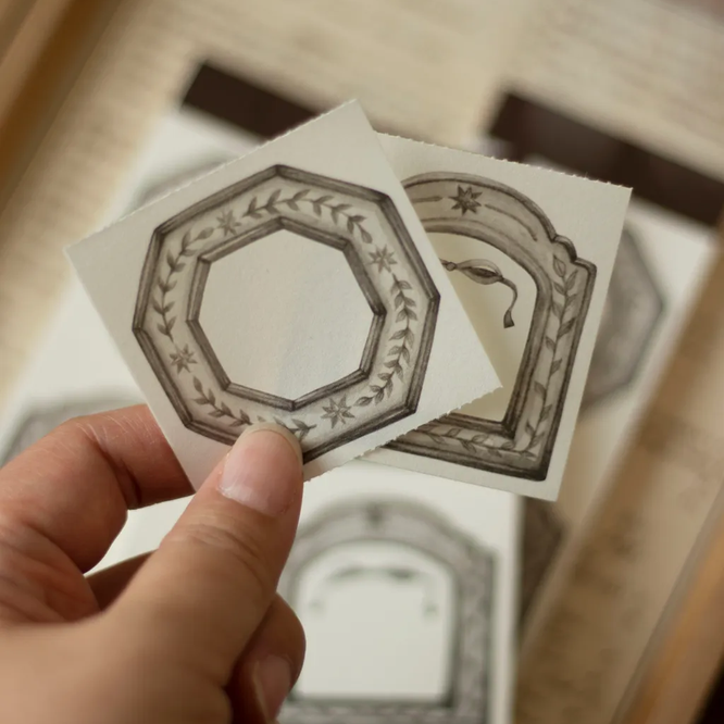 【LOI Design】Star Frame Letter Pad