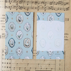 【LOI Design】Memo- Lily of the Valley Collection – Floral Plate Mini 5 Memo