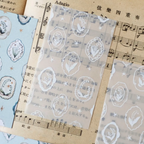 【LOI Design】Memo- Lily of the Valley Collection – Floral Plate Mini 5 Memo