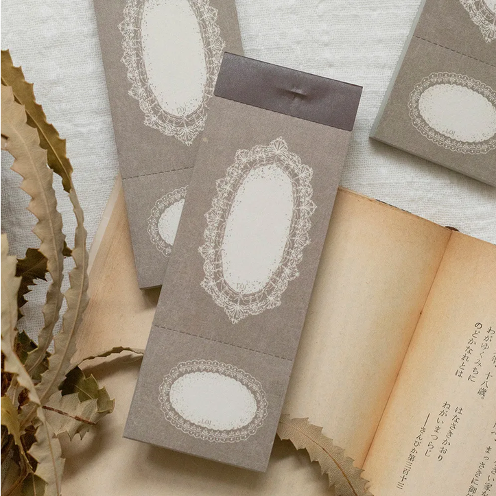 【LOI Design】Blooming Aura - Lace | Memo Pad