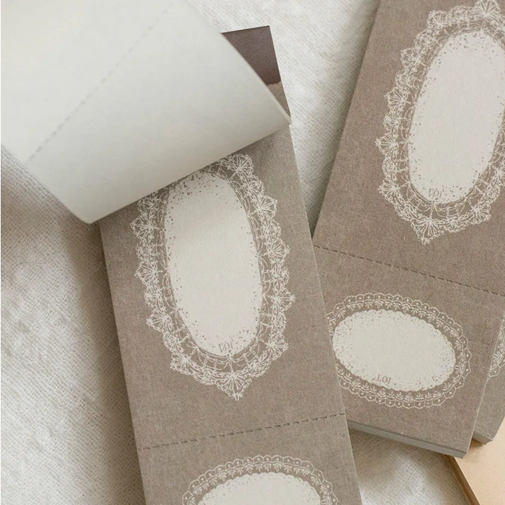 【LOI Design】Blooming Aura - Lace | Memo Pad