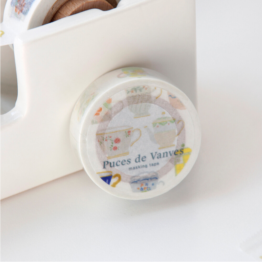 [BOKI]Masking Tape- Puces De Vanves - Vintage Cups