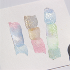 [BOKI]Die-cut Wahi Tape- Glitter Flow Foil