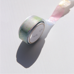 [BOKI]Die-cut Wahi Tape- Glitter Flow Foil