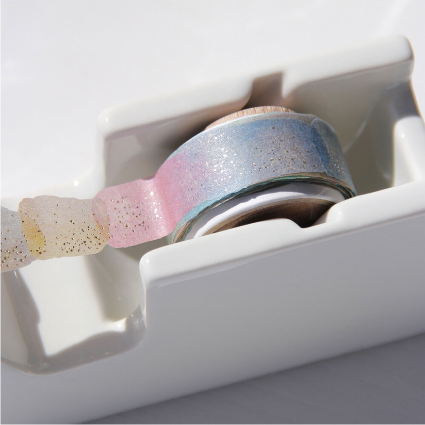 [BOKI]Die-cut Wahi Tape- Glitter Flow Foil