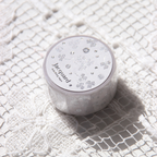 [BOKI]Washi Tape- Jacquard Silver Foil - Clover of Happiness
