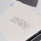 [BOKI]Washi Tape- Jacquard Silver Foil - Clover of Happiness