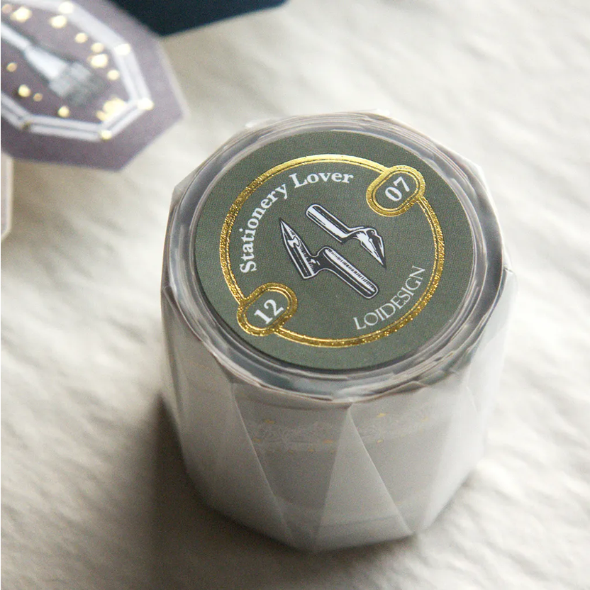 【LOI Design】Stationery Lover 4cm x 5m Die-cut Gold Foil Tape
