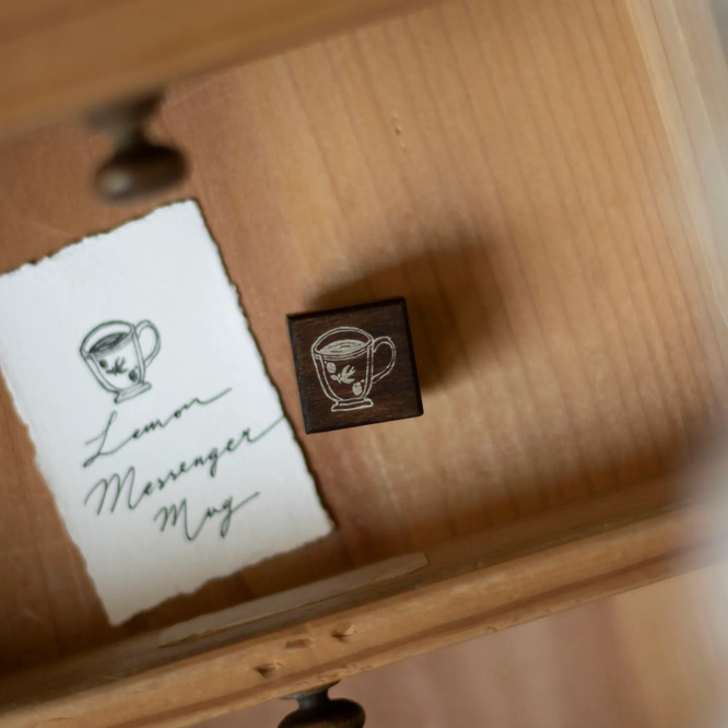 【LOI Design】Lemon Collection - Dyed Wood Stamp - Mug