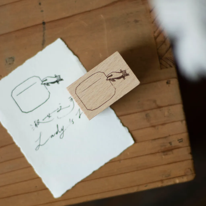 【LOI Design】Wood Rubber Stamps - Lovely Hands Collection