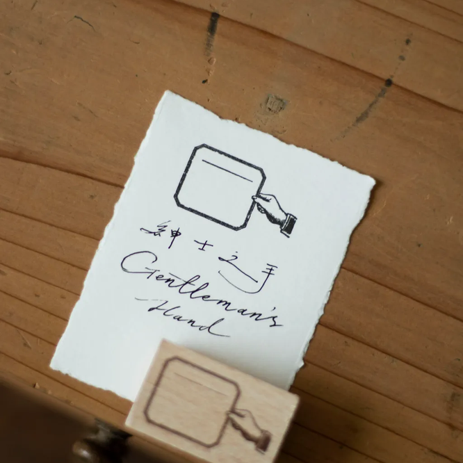 【LOI Design】Wood Rubber Stamps - Lovely Hands Collection