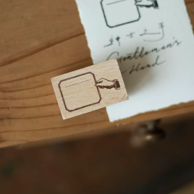 【LOI Design】Wood Rubber Stamps - Lovely Hands Collection