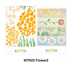 KITTA Basic Washi Tape - Flower