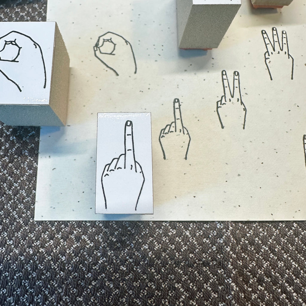 36 Sublo - Number by Hand Stamps