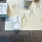 36 Sublo - Number by Hand Stamps