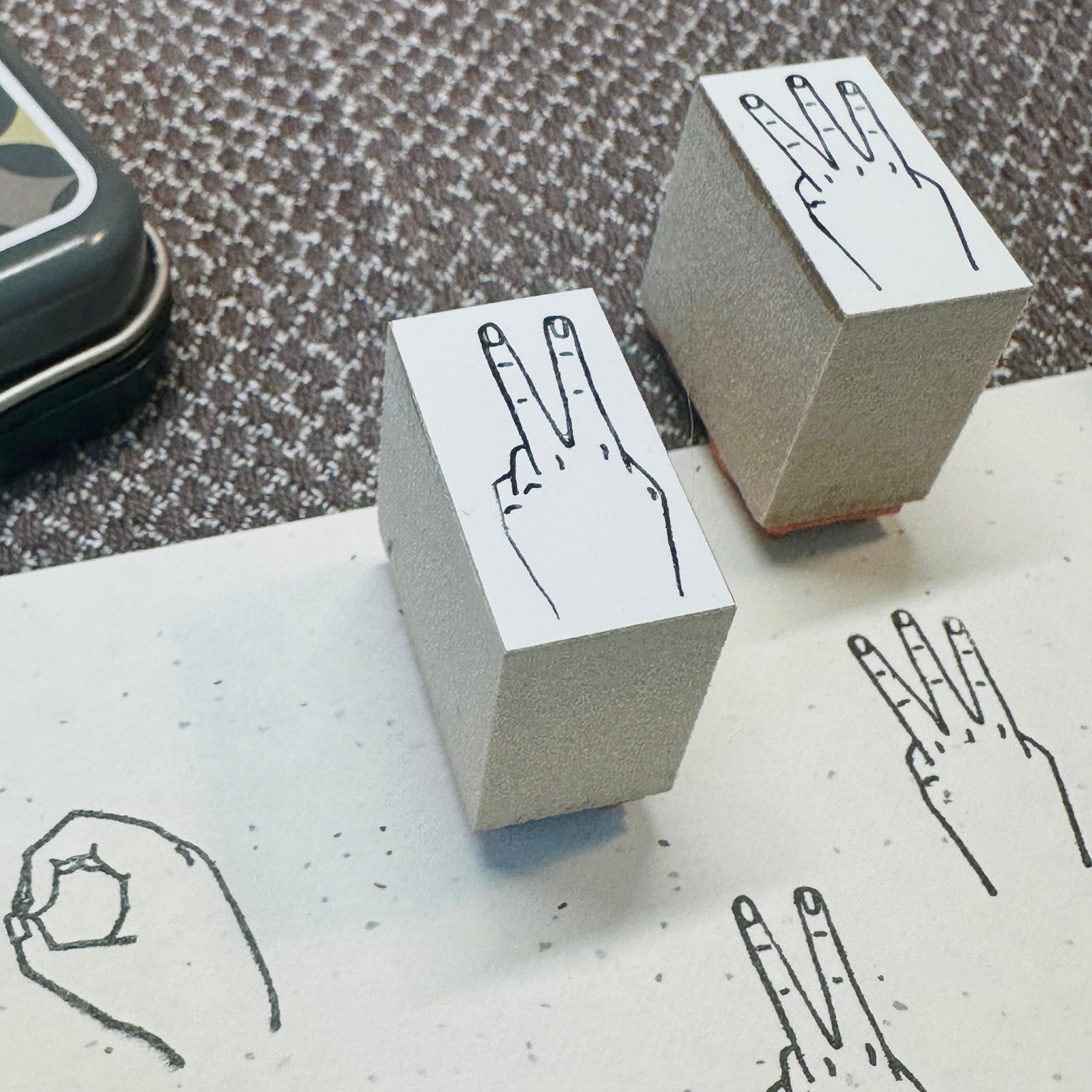 36 Sublo - Number by Hand Stamps