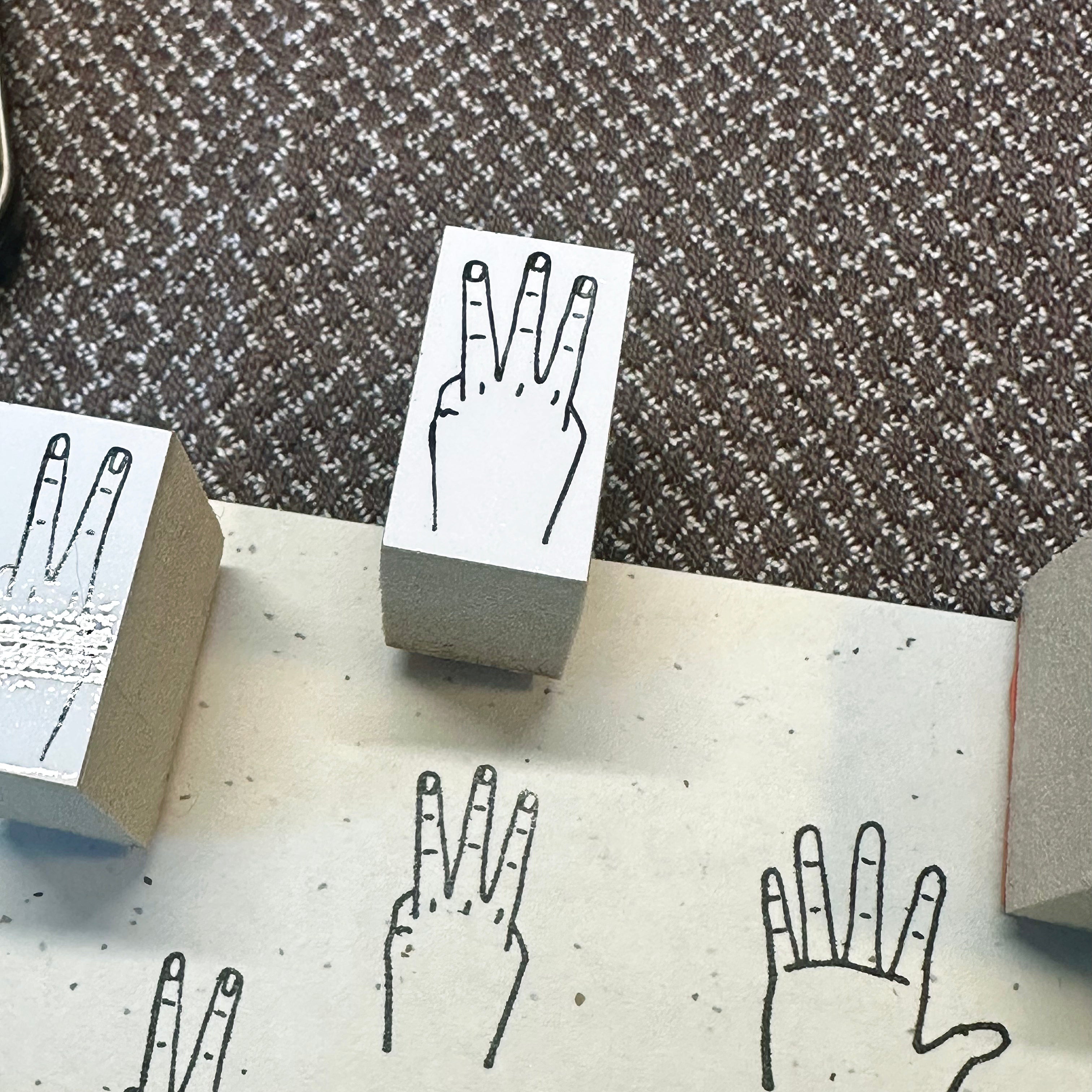 36 Sublo - Number by Hand Stamps