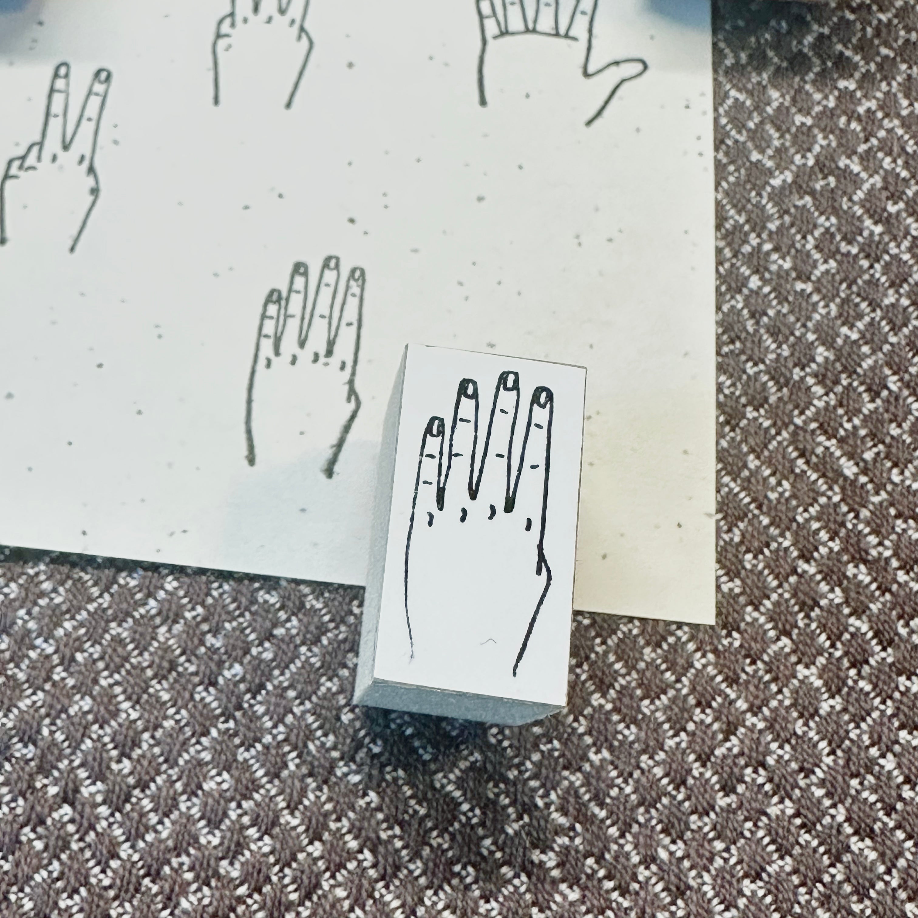 36 Sublo - Number by Hand Stamps