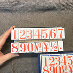 35 Sublo - Number Stamps Set (Large)