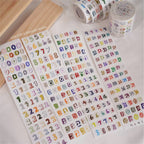 【Wanle Studio】Sticker Roll - Rainbow Numbers