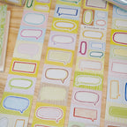 【Wanle Studio】Sticker Roll - Tiny Rainbow Frames