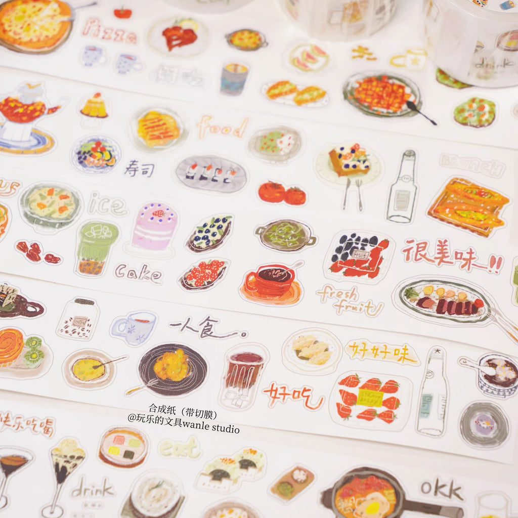 【Wanle Studio】Washi Sticker Roll - Yummy