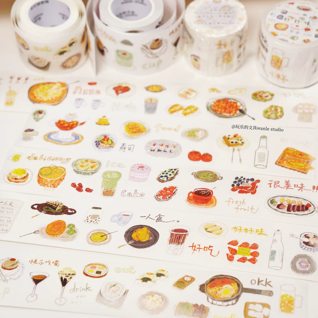 【Wanle Studio】Washi Sticker Roll - Yummy