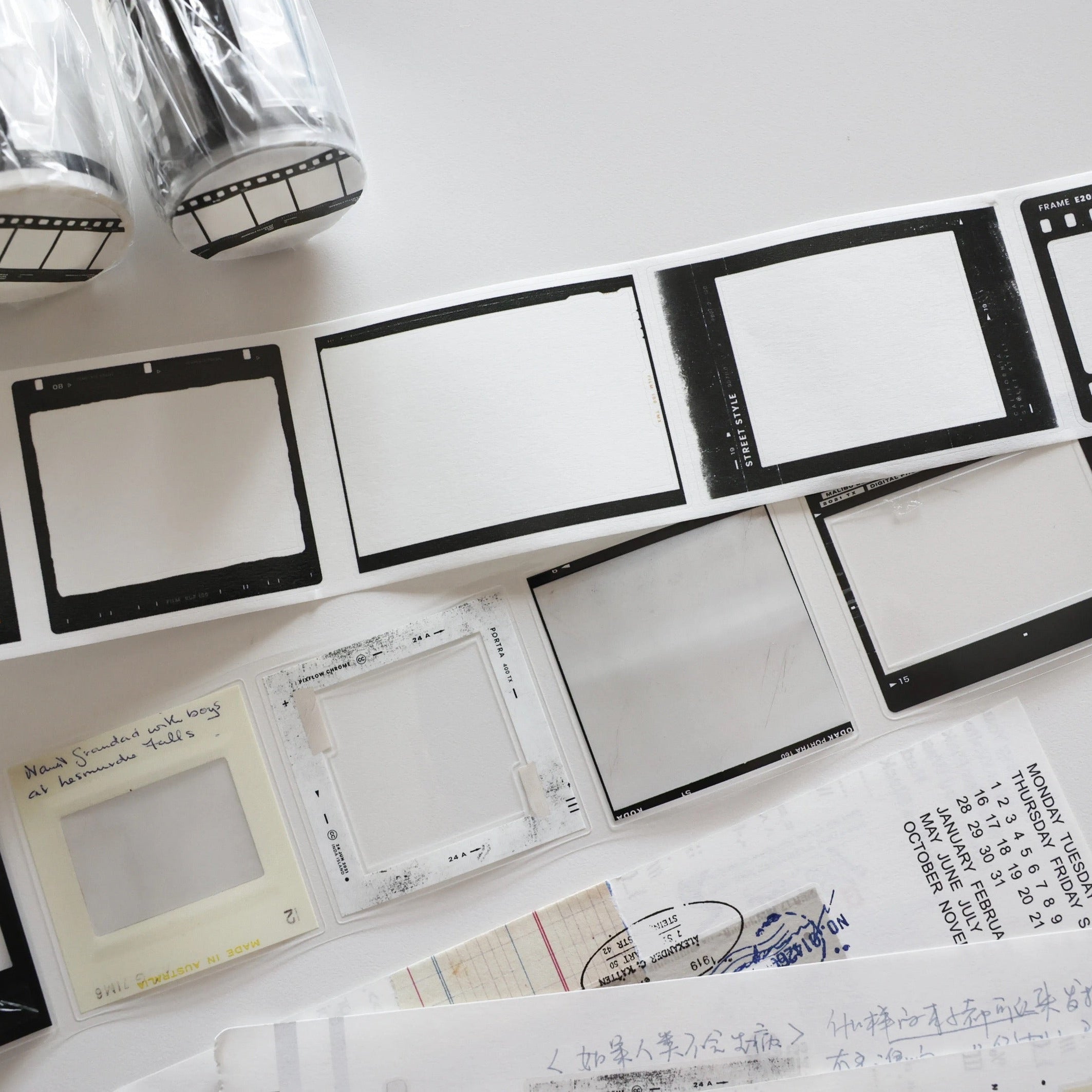 【Two Raccoons】Sticker Roll - Photo Film