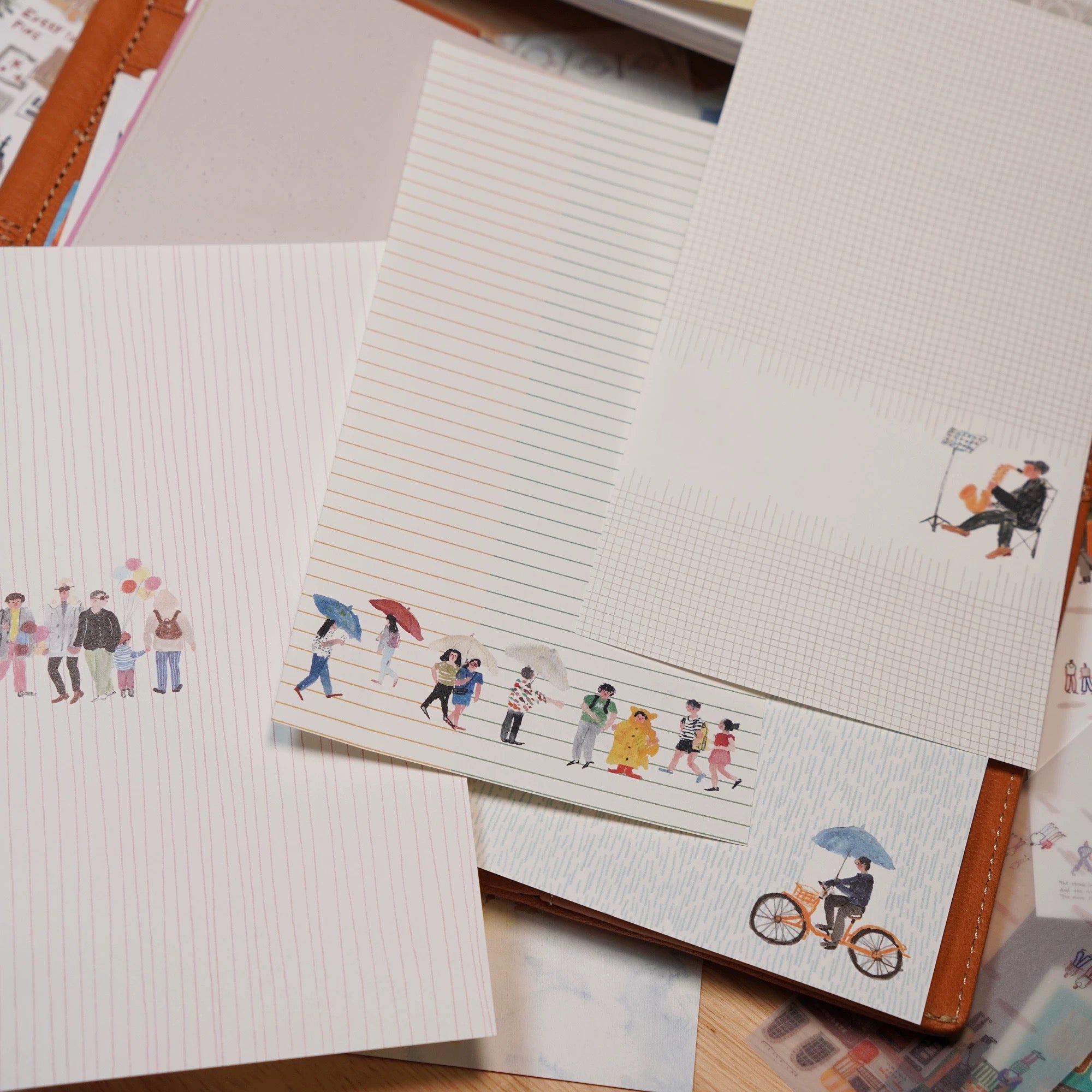 【Wanle Studio】Personal Slim Size Insert - People on the Street