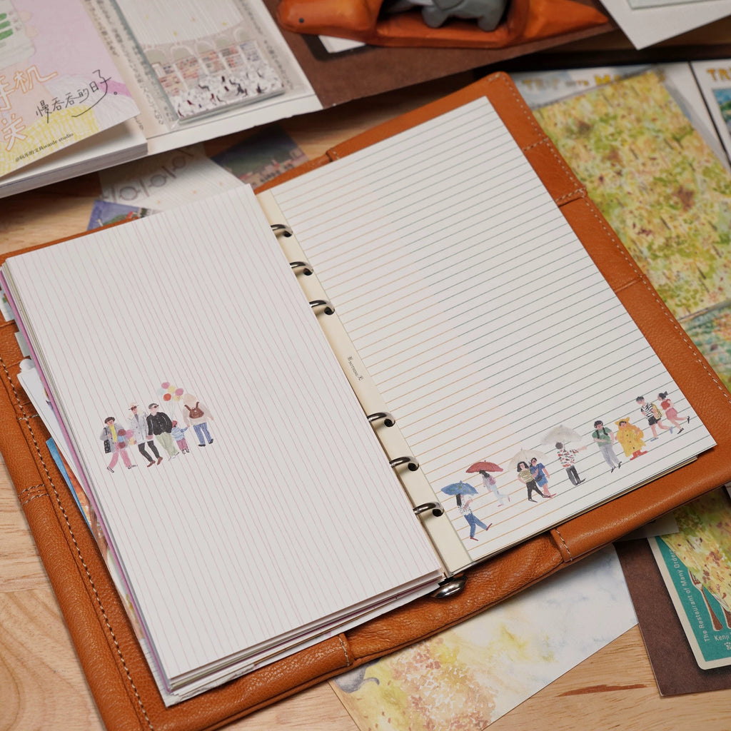 【Wanle Studio】Personal Slim Size Insert - People on the Street