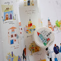 【Sanwen】Washi Sticker Roll - Roadside | Hand-Drawn Pre-Cut Tape