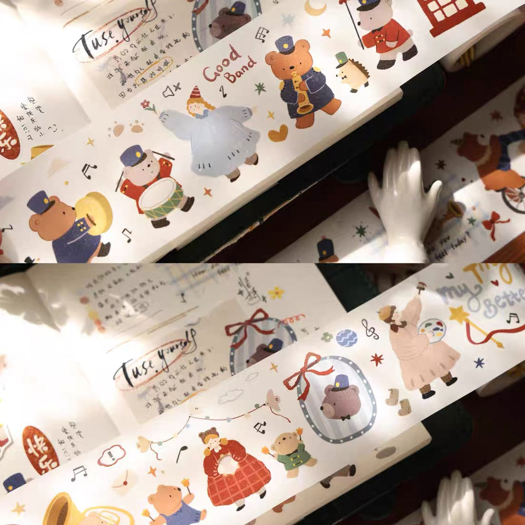 【Yi'er Studio】- Ode to Joy -  Kiss-cut Tape